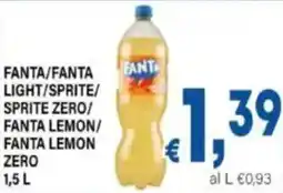 DEM Fanta/fanta light/sprite/ sprite zero/ fanta lemon/ fanta lemon zero offerta