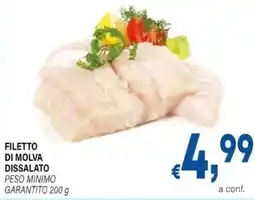 DEM Filetto di molva dissalato offerta