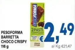 DEM Pesoforma barretta choco crispy offerta