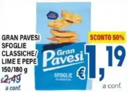 DEM Gran pavesi sfoglie classiche lime e pepe offerta