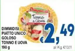 DEM Dimmidisi piatto unico goloso tonno e uova offerta