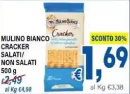 DEM Mulino bianco cracker salati/ non salati offerta