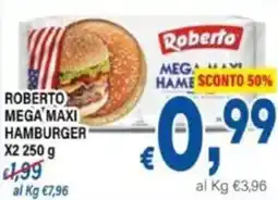 DEM Roberto mega maxi hamburger x2 offerta