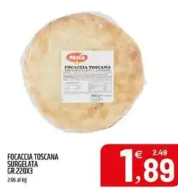 Ard Discount Focaccia toscana surgelata offerta