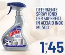 Ard Discount Detergente spray ionix per superfici in acciaio INOX offerta