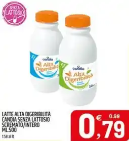 Ard Discount Latte alta digeribilità candia senza lattosio scremato/intero offerta