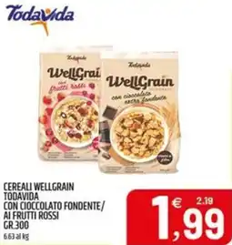 Ard Discount Cereali wellgrain todavida con cioccolato fondente/ ai frutti rossi offerta