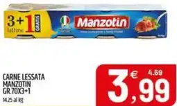 Ard Discount Carne lessata MANZOTIN offerta