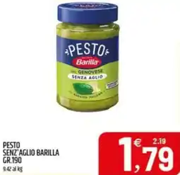 Ard Discount Pesto senz'aglio BARILLA offerta