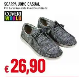 Galassia Coveri world scarpa uomo casual offerta