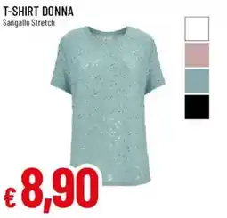 Galassia T-shirt donna sangallo stretch offerta