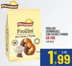 Ard Discount Frollini sfornasole con cacao e panna offerta