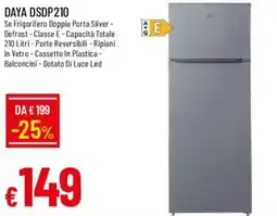 Galassia DAYA DSDP 210 Se Frigorifero offerta