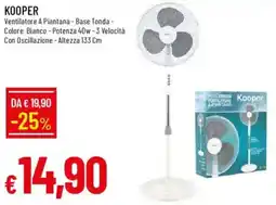 Galassia KOOPER Ventilatore A Piantana offerta