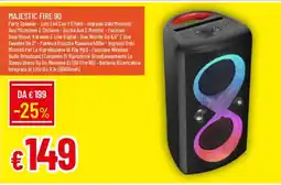 Galassia MAJESTIC FIRE 90 Party Speaker offerta