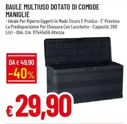 Galassia Baule multiuso dotato di comode maniglie offerta