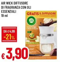 Galassia Air wick diffusore di fragranza con oli essenziali offerta