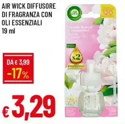 Galassia Air wick diffusore di fragranza con oli essenziali offerta