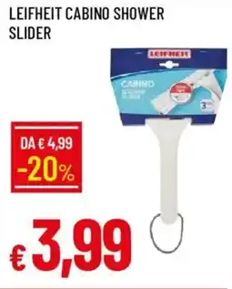 Galassia Leifheit cabino shower slider offerta
