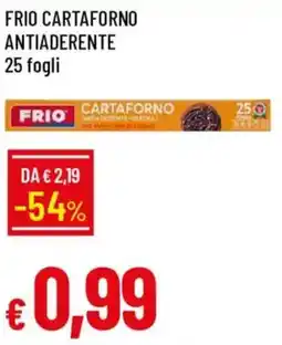 Galassia Frio cartaforno antiaderente 25 fogli offerta
