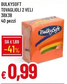 Galassia Bulkysoft tovaglioli 2 veli offerta
