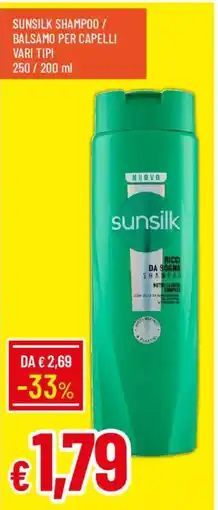 Galassia Sunsilk shampoo / balsamo per capelli offerta