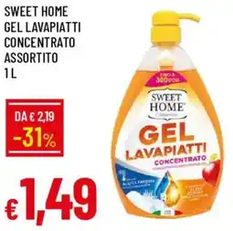 Galassia Sweet home gel lavapiatti concentrato offerta