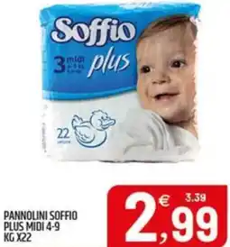 Ard Discount Pannolini soffio plus midi 4-9 offerta