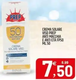 Ard Discount Crema solare viso prep anti macchia e anti eta fp50 offerta