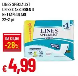 Galassia Lines specialist unisex assorbenti rettangolari offerta