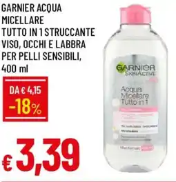 Galassia Garnier acqua micellare tutto in 1 struccante viso, occhi e labbra per pelli sensibili offerta