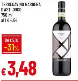 Galassia Terredavino barbera d'asti docg offerta