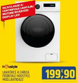 Ard Discount LAVATRICE A CARICA FRONTALE HOUSTYLE MOD.LAVI90422 offerta