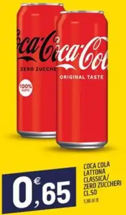 Ard Discount Coca cola lattona classica/ zero zuccheri offerta