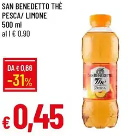 Galassia San benedetto thè pesca/ limone offerta
