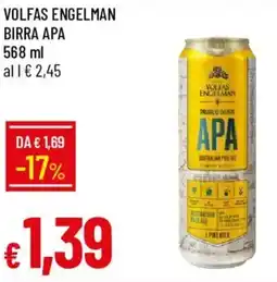 Galassia Volfas engelman birra APA offerta