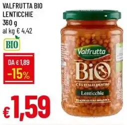 Galassia Valfrutta bio lenticchie offerta