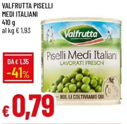 Galassia Valfrutta piselli medi italiani offerta