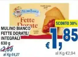 DEM Mulino bianco fette dorate/ integrali offerta