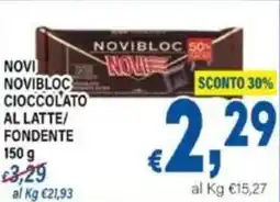 DEM Novi novibloc cioccolato al latte/ fondente offerta