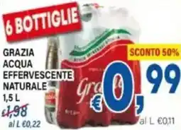 DEM Grazia acqua effervescente naturale offerta