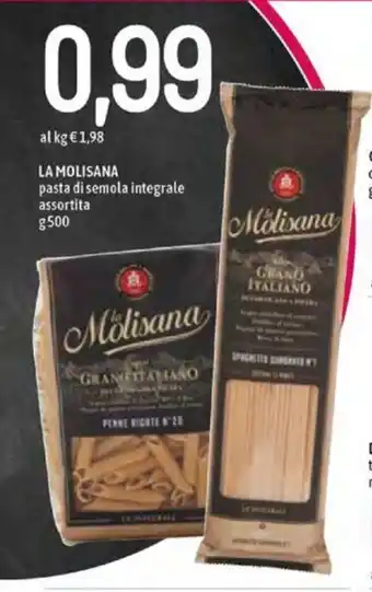 Famila La Molisana pasta di semola integrale assortita 500g offerta