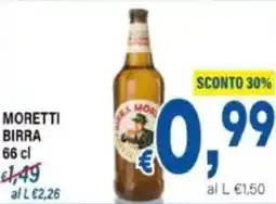 DEM Moretti birra offerta