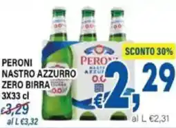 DEM Peroni nastro azzurro zero birra offerta