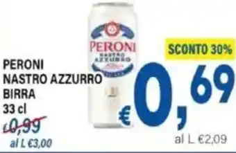 DEM Peroni nastro azzurro birra offerta
