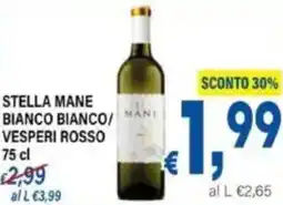 DEM Stella mane bianco bianco/ vesperi rosso offerta