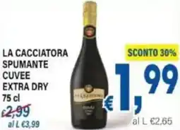 DEM La cacciatora spumante cuvee extra dry offerta