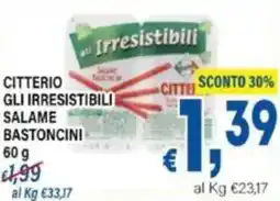 DEM Citterio gli irresistibili salame bastoncini offerta