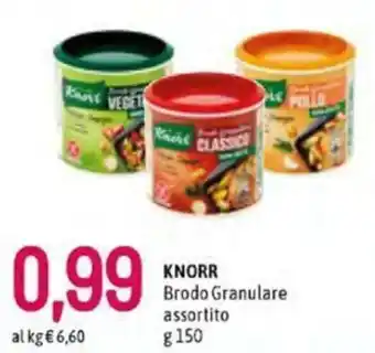 Famila Knorr Brodo Granulare assortito 150g offerta