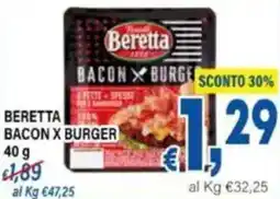 DEM Beretta bacon x burger offerta